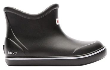Xtratuf Big Kids TUFS Ankle Deck Boot, Size 4, Black