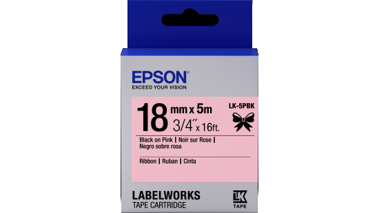 Epson LabelWorks Strong Adhesive LK Tape Cartridge ~3/4"  on White