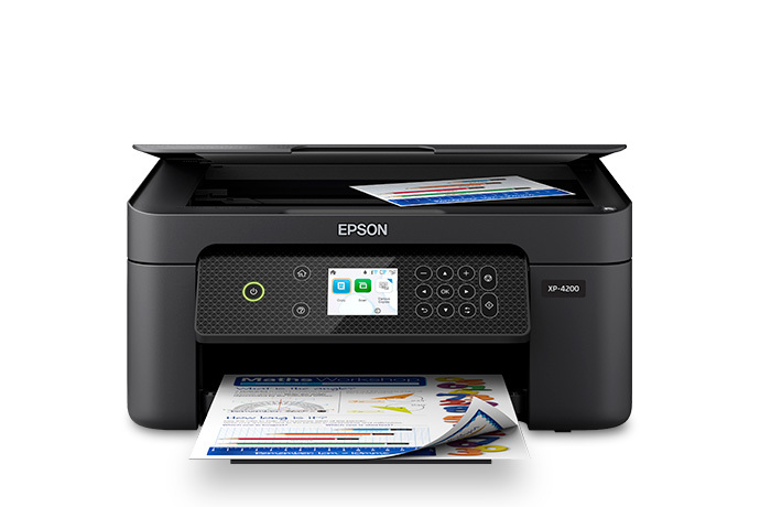 Epson Expression Home XP-4200 Wireless Color Inkjet All-in-One Printer with Scan and Copy - Certified ReNew