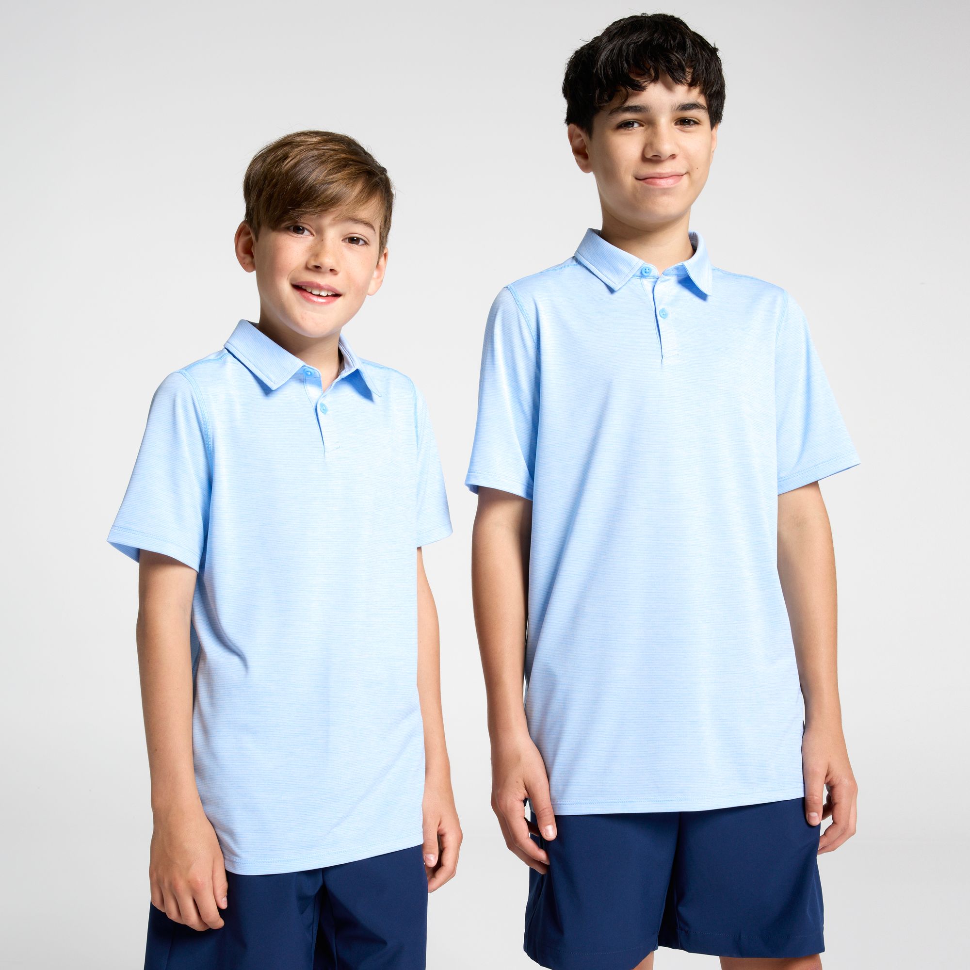 DSG Youth Movement Polo, Boys', XL, Academy Blue Heather