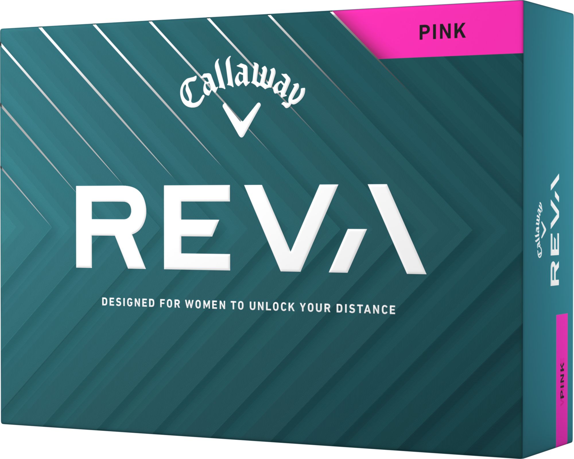 Callaway Women's 2025 REVA Golf Balls, Pink