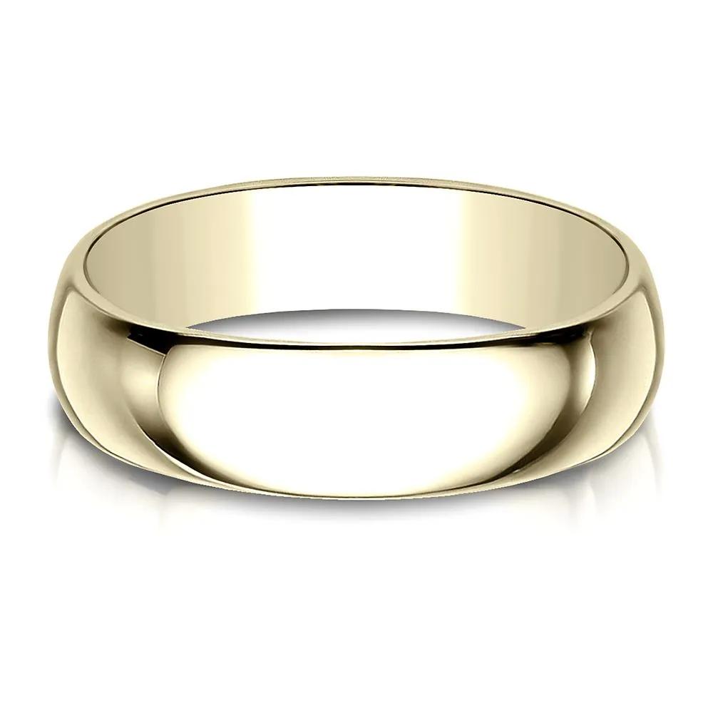 Wedding Band Ring | 10K Yellow Gold | Size 8 | 6mm | Helzberg Diamonds