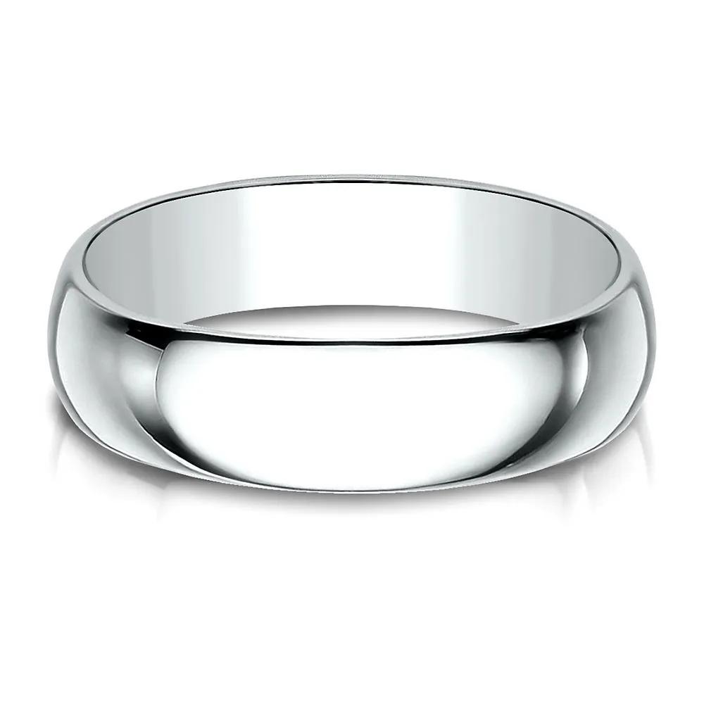Wedding Band Ring | 10K White Gold | Size 11.5 | 6mm | Helzberg Diamonds