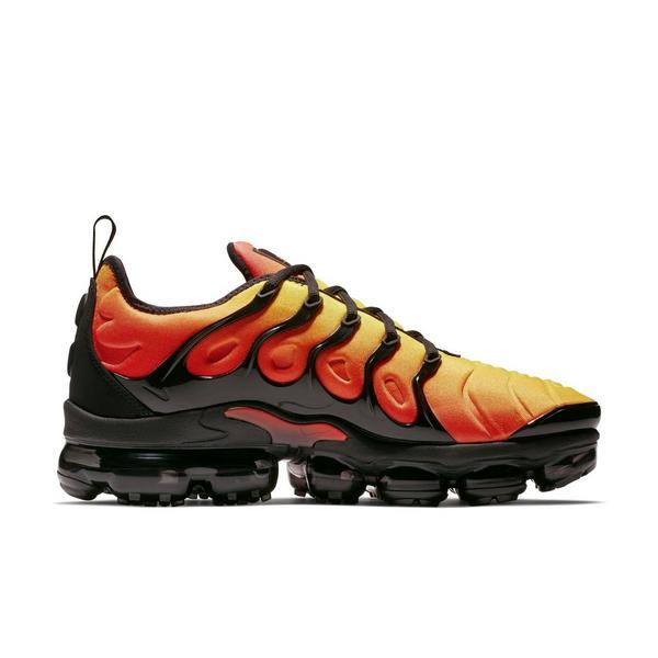 Nike Air VaporMax Plus "Black/Black/Total Orange/Total Crimson" Men's Shoe