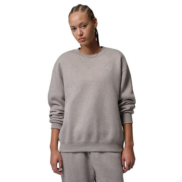 Jordan Women's Brooklyn Fleece Crew-Neck Sweatshirt - Stone