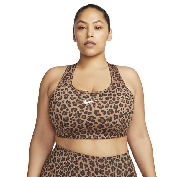 Nike Women's Dri-FIT Swoosh Leopard AOP Sports Bra