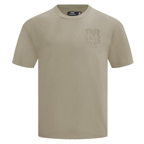 Pro Standard Men's MLB New York Mets Neutral Drop Shoulder Top