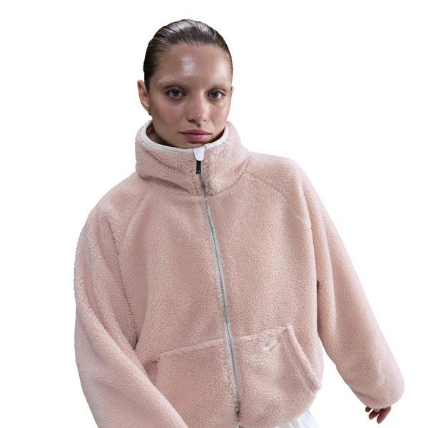 Nike Women's Sportswear High-Pile Fleece Jacket - Pink