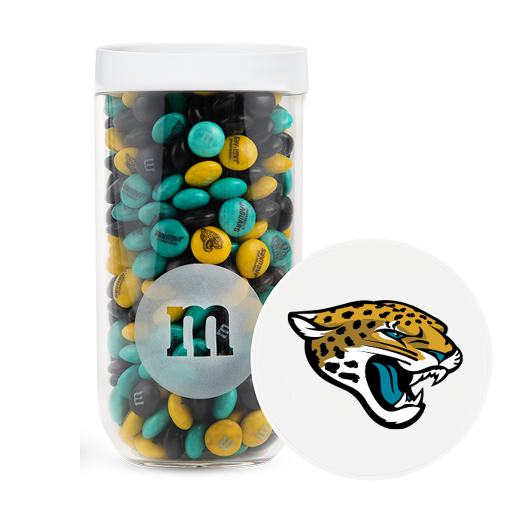 M&M'S x NFL gift jar with gift tube