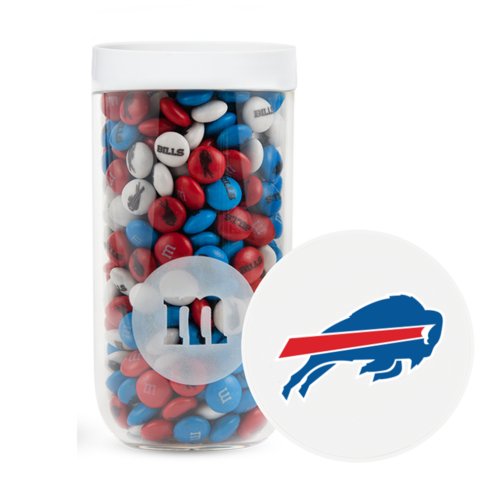 M&M'S x NFL gift jar with gift tube