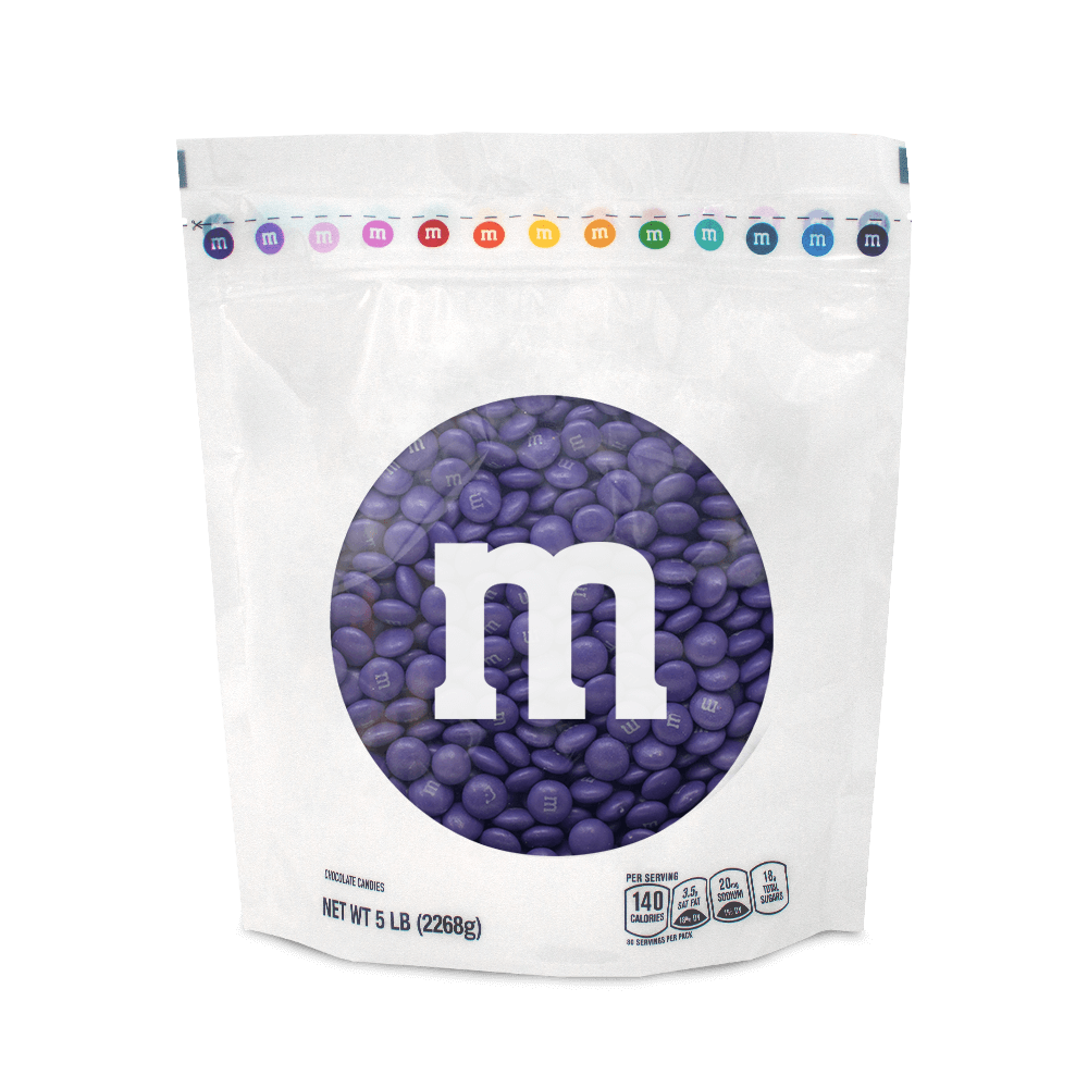 purple M&M'S bulk candy