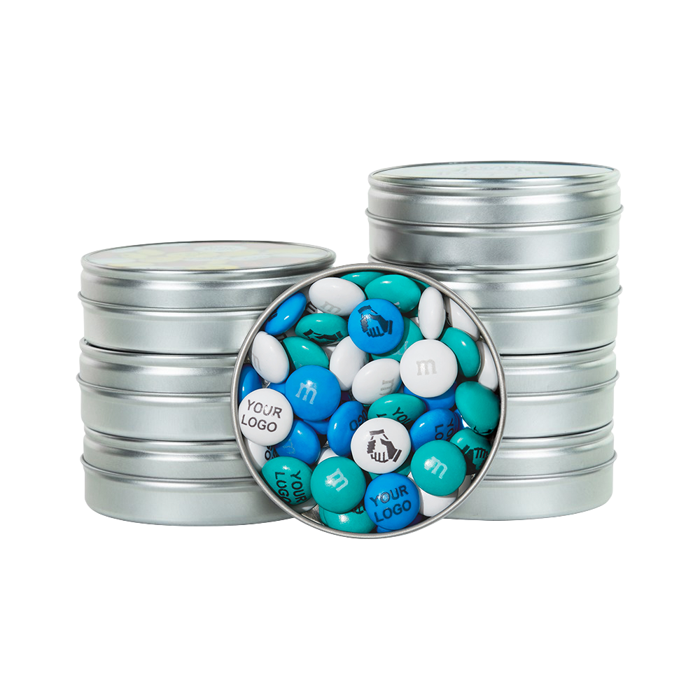 silver corporate favors with customized logo