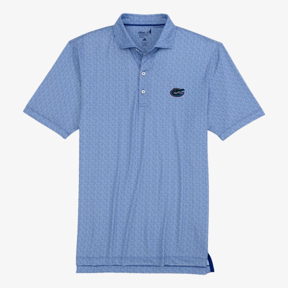 Johnnie O Florida Gators Hinson Print Polo Shirt, Royal
