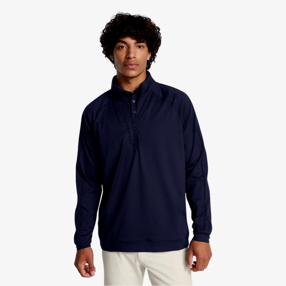 Under Armour UA Drive Storm SweaterFleece Quarter Zip, Black/White