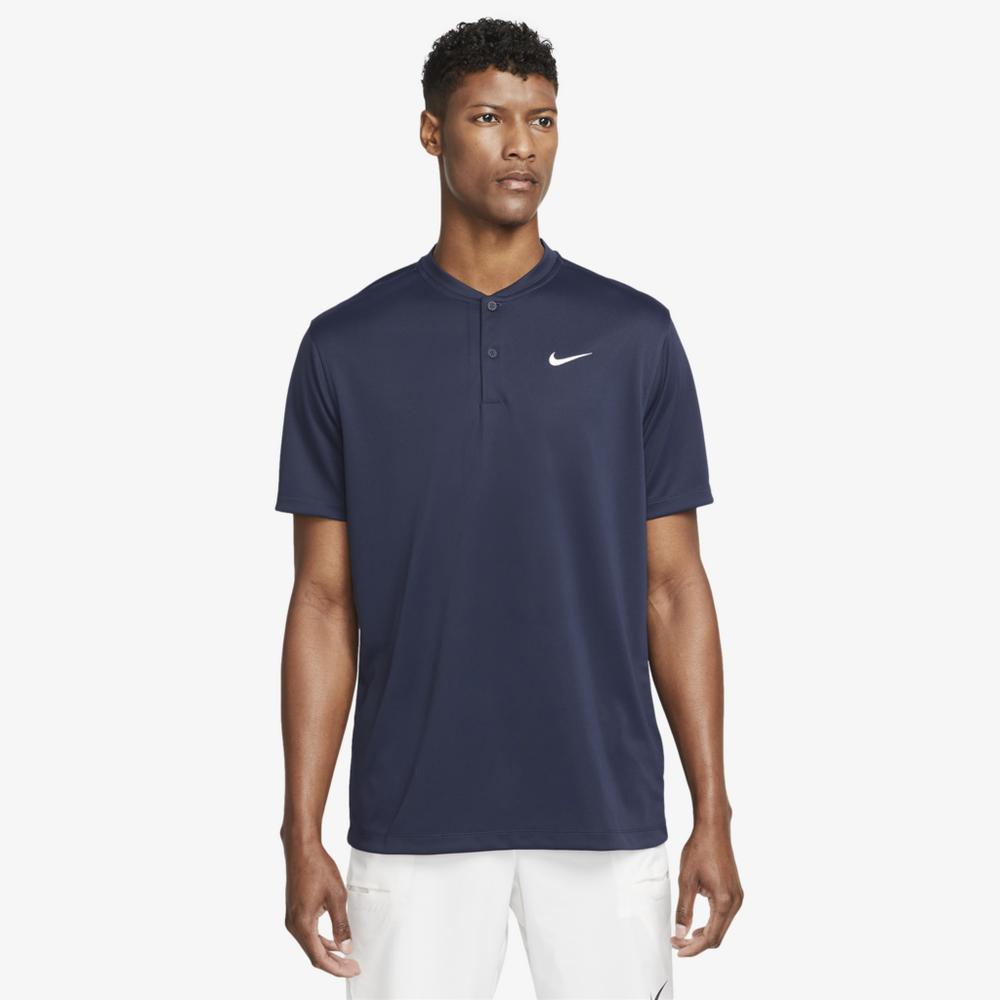 NikeCourt Dri-FIT Men's Tennis Polo, Navy Short Sleeve Top