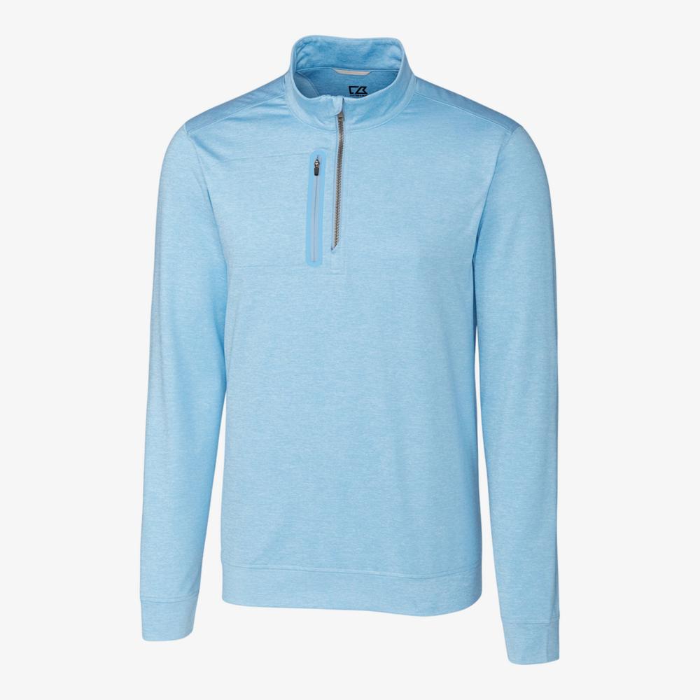 Cutter & Buck Stealth Half Zip, Light Blue, M