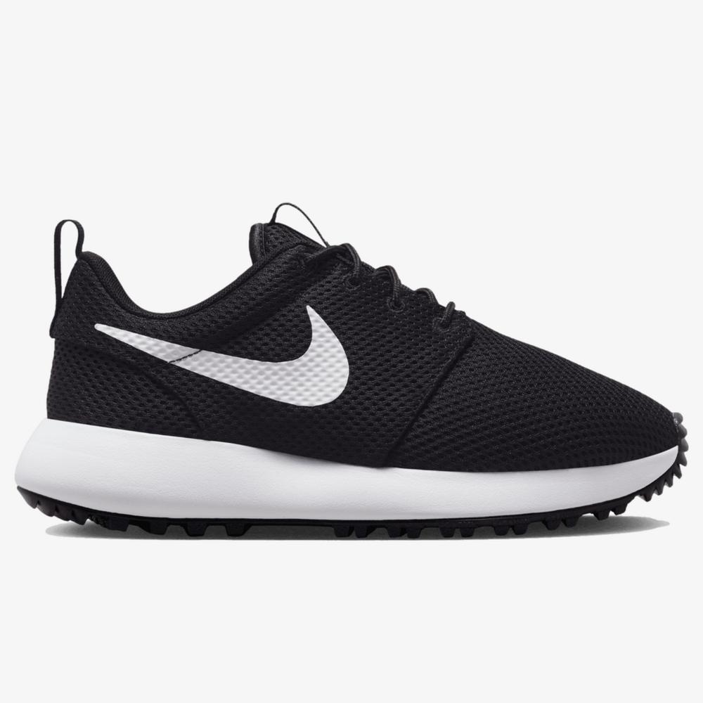 Roshe 2 G Junior Golf Shoe, Black/White, 5 - Nike