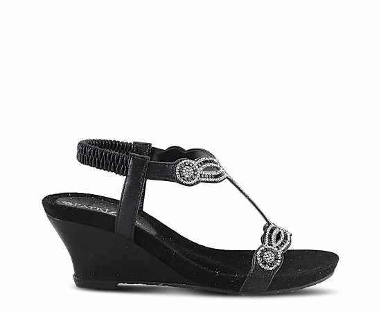 Patrizia Womens Shining Wedge Sandal