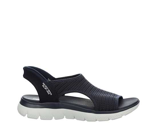 Skechers Womens Slip-Ins Sweetly Evolved Wedge Sandal